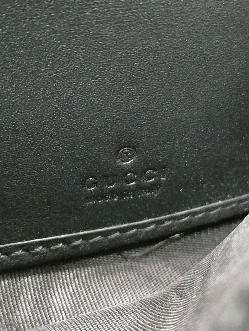 Authentic Gucci Long Wallet/Clutch  Black Leather - Picture 14 of 15